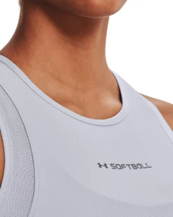 Under Armour Women's Iso-Chill Softball Tank -SoftBall Gear Sales 1364094 Grey MODDET