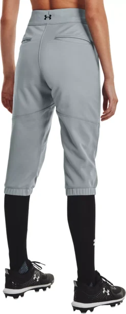 Under Armour Women's Vanish Beltless Softball Pants -SoftBall Gear Sales 1364115 Grey MODBCK