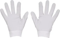 Under Armour Girls' Radar 22 Softball Batting Gloves -SoftBall Gear Sales 1372535 100 WhiteHaloGray PALM