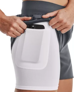 Under Armour Women's Softball 2-in-1 Shorts -SoftBall Gear Sales 1375662 Grey MODDET