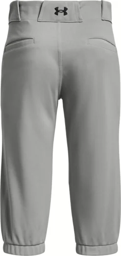Under Armour Girls' Utility Softball Pants -SoftBall Gear Sales 1375667 075 BaseballGrey BCK