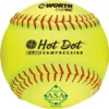 Worth 12" ASA Hot Dot Slowpitch Softball