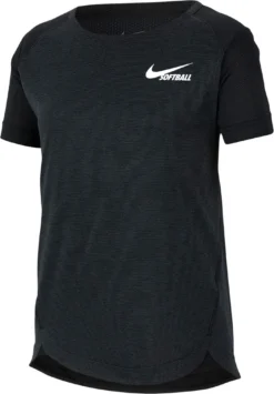 Nike Girls' Dri-FIT Short-Sleeve Softball Top
