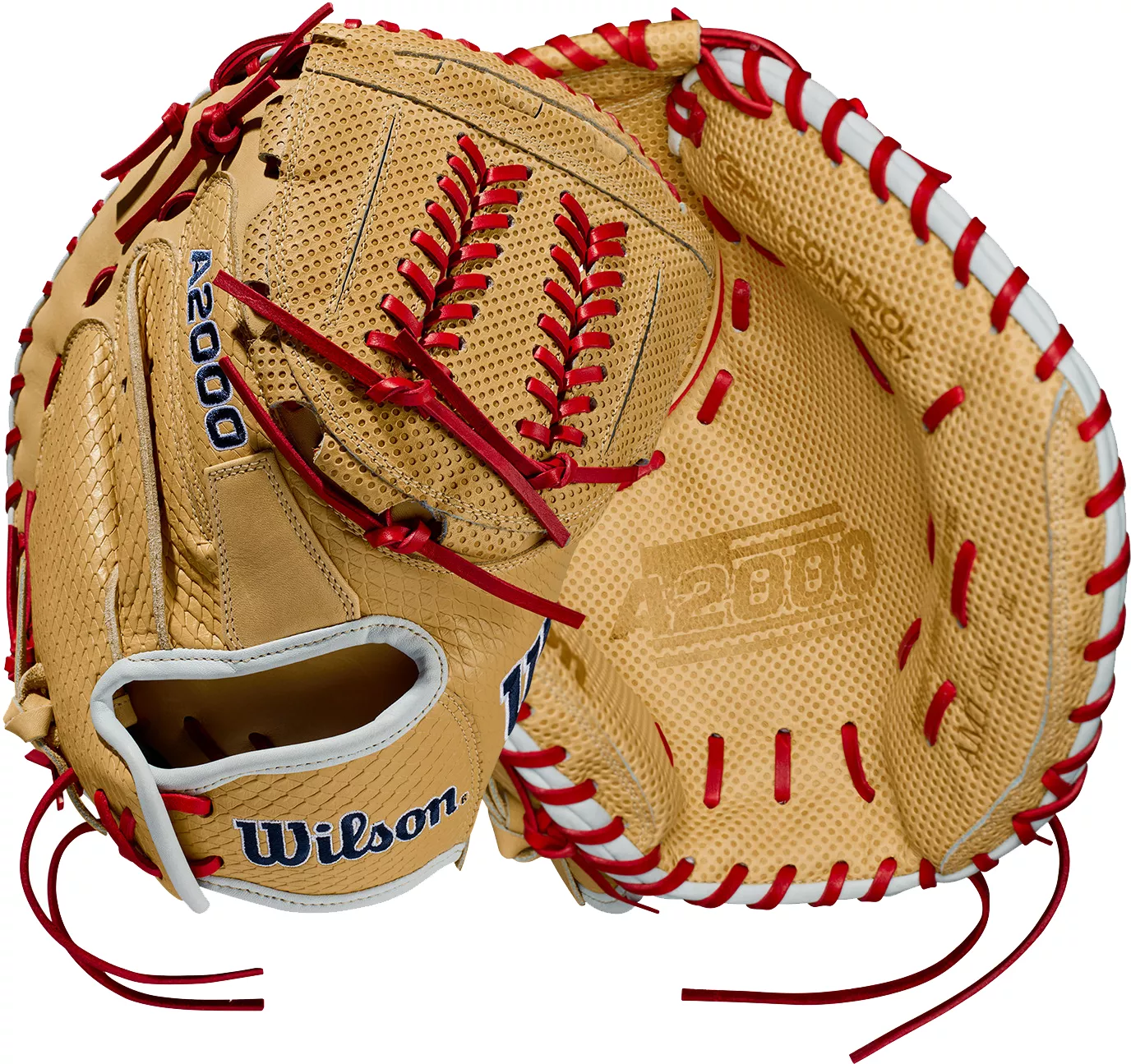 Wilson 34'' Aubree Munro A2000 Series Game Model Fastpitch Catcher's Mitt W/ Spin Control™ 1 Wilson 34'' Aubree Munro A2000 Series Game Model Fastpitch Catcher's Mitt W/ Spin Control™