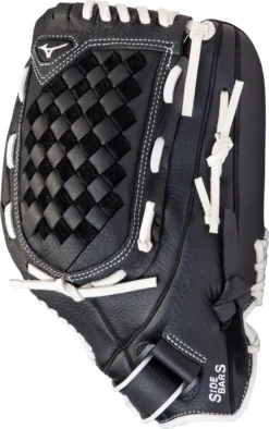 Mizuno 12.5'' Girls' Prospect Select Series Softball Glove -SoftBall Gear Sales 312855L BlackWhite SDER