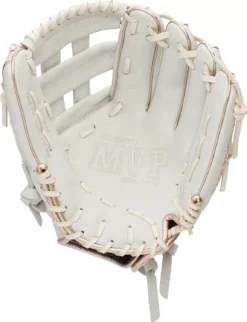 Mizuno 12'' MVP Select Series Fastpitch Glove -SoftBall Gear Sales 313011R WhiteRoseGold PALM