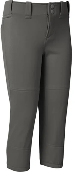 Mizuno Girls' Belted Softball Pants -SoftBall Gear Sales 350462 3Y3Y DarkCharcoal AR