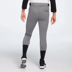 Mizuno Women's Belted Stretch Softball Pants -SoftBall Gear Sales 350782 929203 Charcoal MODBCK