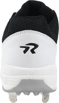 Ringor Women's Flite Metal Fastpitch Softball Cleats -SoftBall Gear Sales 3842 0406 BlackWhite BCK