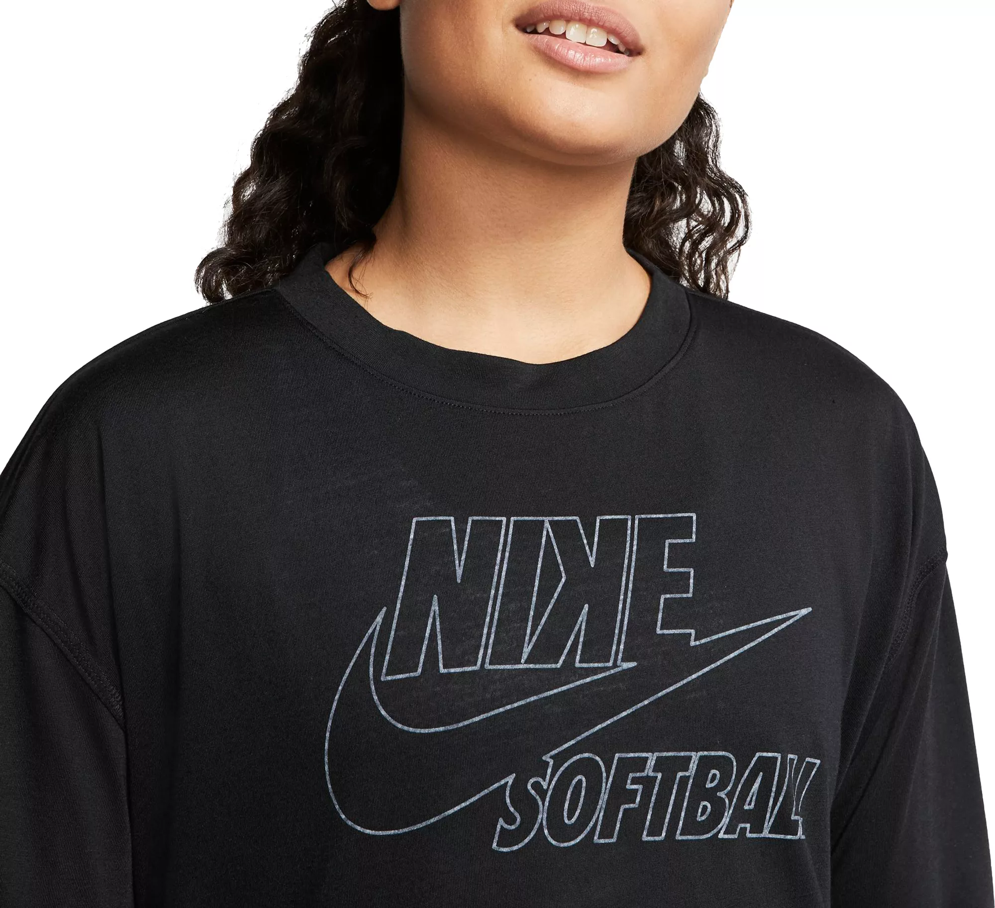 Nike Women's Breathe Long-Sleeve Softball Top 3 Nike Women's Breathe Long-Sleeve Softball Top - Image 3