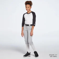 Nike Girls' Vapor Select Softball Pants -SoftBall Gear Sales AV6833 052 TmBlueGreyTmBlack MODFRT