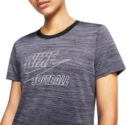 Nike Women's Legend Velocity Softball T-Shirt 6 Nike Women's Legend Velocity Softball T-Shirt -SoftBall Gear Sales BQ9776 010 Black MODDET