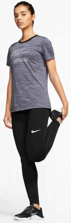Nike Women's Legend Velocity Softball T-Shirt 7 Nike Women's Legend Velocity Softball T-Shirt -SoftBall Gear Sales BQ9776 010 Black MODFRT