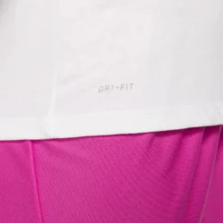 Nike Women's "RASPBERRY CLUB" Dri-FIT Cotton Softball T-Shirt -SoftBall Gear Sales CD7964 100 White MODDET alt2