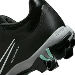 Nike Women's Hyperdiamond 4 Keystone Softball Cleats -SoftBall Gear Sales CZ5918 010 BlackGrey DET alt1