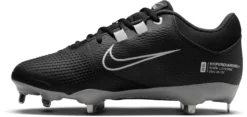 Nike Women's Hyperdiamond 4 Pro Fastpitch Softball Cleats 6 Nike Women's Hyperdiamond 4 Pro Fastpitch Softball Cleats -SoftBall Gear Sales CZ5920 010 BlackGrey INS