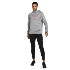 Nike Women's Therma-FIT Softball Hoodie -SoftBall Gear Sales DC7225 002 DarkSteelGrey DET alt3