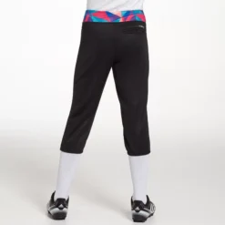Adidas Girls' Destiny Printed Softball Pants -SoftBall Gear Sales GBA12015 Black MODBCK
