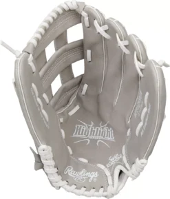 Rawlings 12.5'' Girls' Highlight Series Softball Glove -SoftBall Gear Sales HFP125HGW NOCOLOR PALM