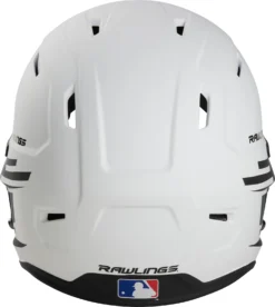 Rawlings Junior Mach Ice Softball Batting Helmet -SoftBall Gear Sales MACHSFTBL JR WhiteBlack BCK