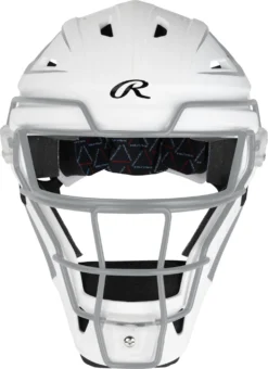 Rawlings Adult Velo Fastpitch Softball Catcher's Set -SoftBall Gear Sales VELOSBKIT LG WhiteSilver DET