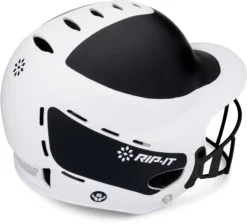 RIP-IT Vision Pro Softball Batting Helmet -SoftBall Gear Sales VISJTTM VISJTTMB BlackWhite AR alt1