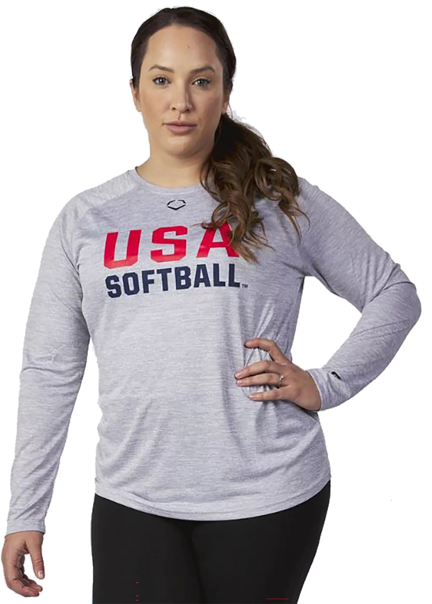 EvoShield Women's USA Softball Long Sleeve Shirt 3 EvoShield Women's USA Softball Long Sleeve Shirt - Image 3