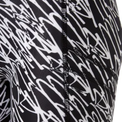 Adidas Women's Printed Softball Sliding Shorts -SoftBall Gear Sales WBA12011 BWGraffitiPrint DET