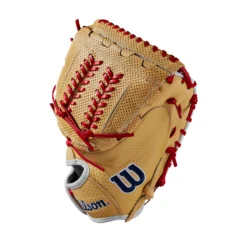 Wilson 34'' Aubree Munro A2000 Series Game Model Fastpitch Catcher's Mitt W/ Spin Control™ 13 Wilson 34'' Aubree Munro A2000 Series Game Model Fastpitch Catcher's Mitt W/ Spin Control™ -SoftBall Gear Sales WBW10024434 White SDER