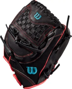 Wilson 11.5" Girls' Flash Series Softball Glove -SoftBall Gear Sales WBW100415115 NOCOLOR SDE