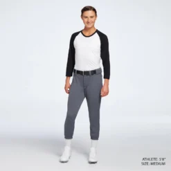 DeMarini Women's Fierce Softball Pants -SoftBall Gear Sales WTD3040 Charcoal MODFRT